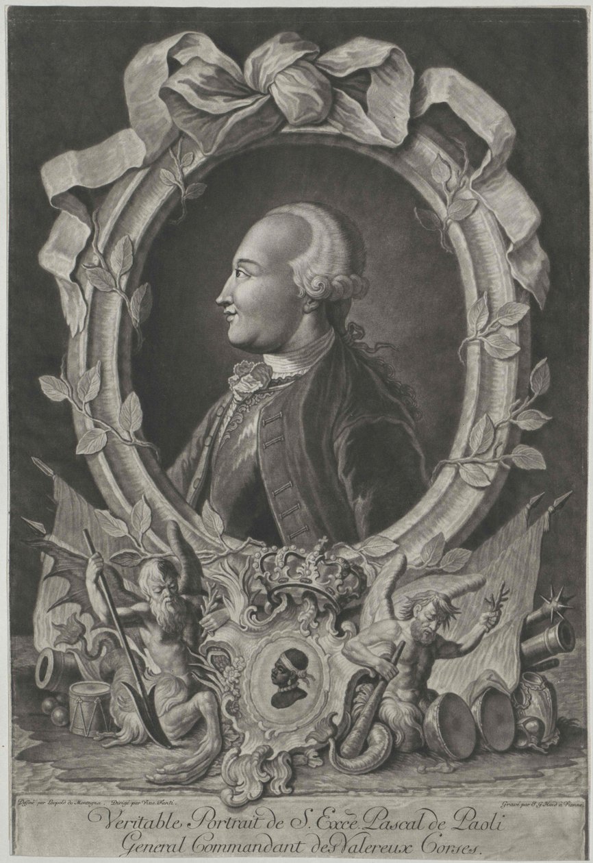 Pasquale Paoli af Artist Unknown