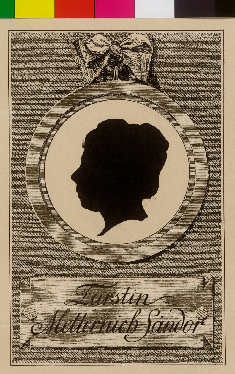 Pauline grevinde Sandor von Slavnicza (print) af Artist Unknown