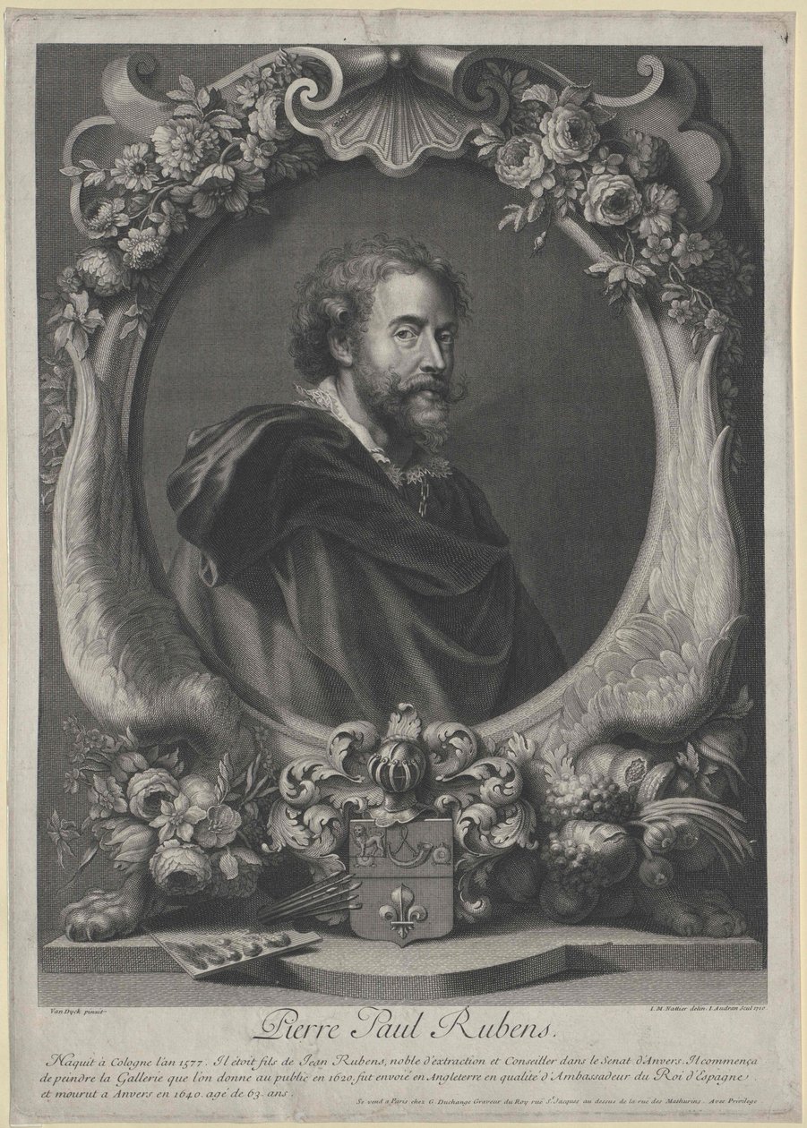 Peter Paul Rubens af Artist Unknown