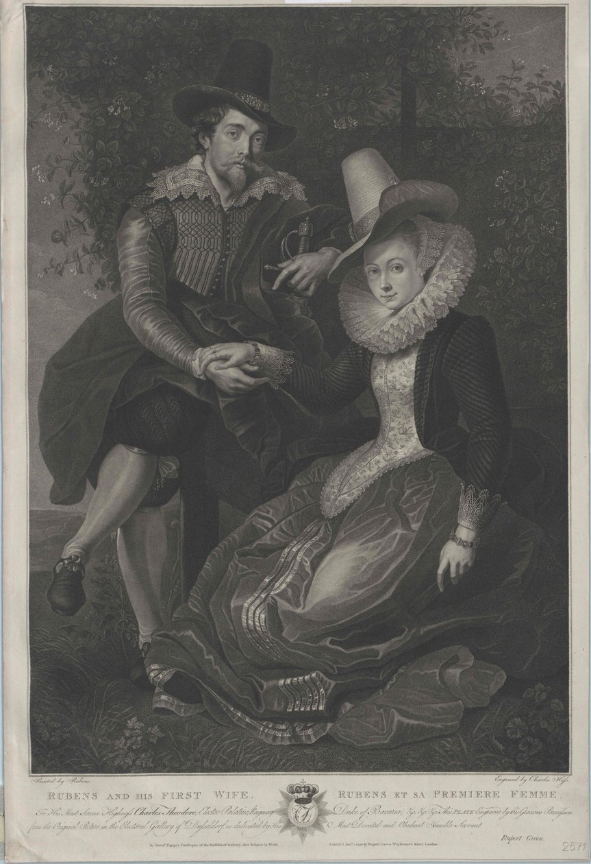 Peter Paul Rubens af Artist Unknown