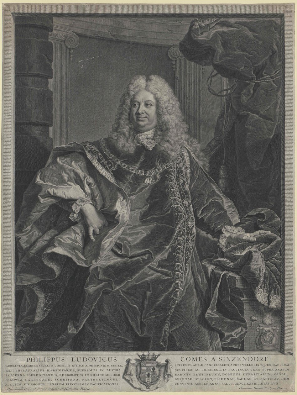 Philipp Ludwig greve Sinzendorf af Artist Unknown