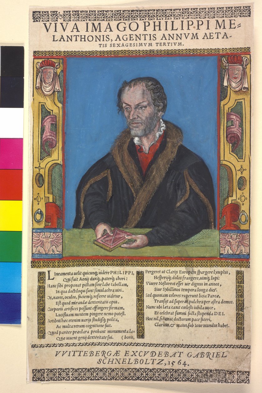 Philip Melanchthon af Artist Unknown