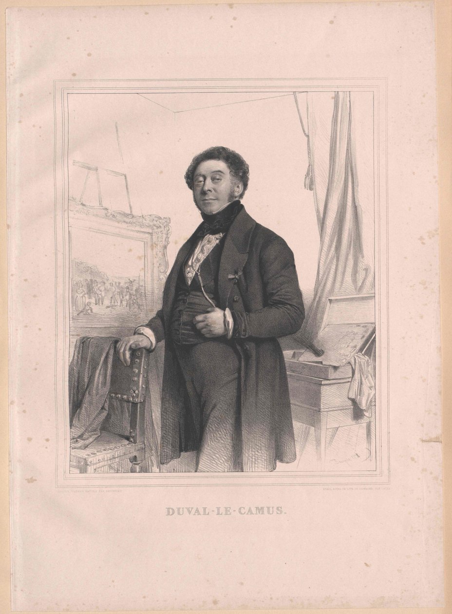 Pierre Duval Le Camus af Artist Unknown