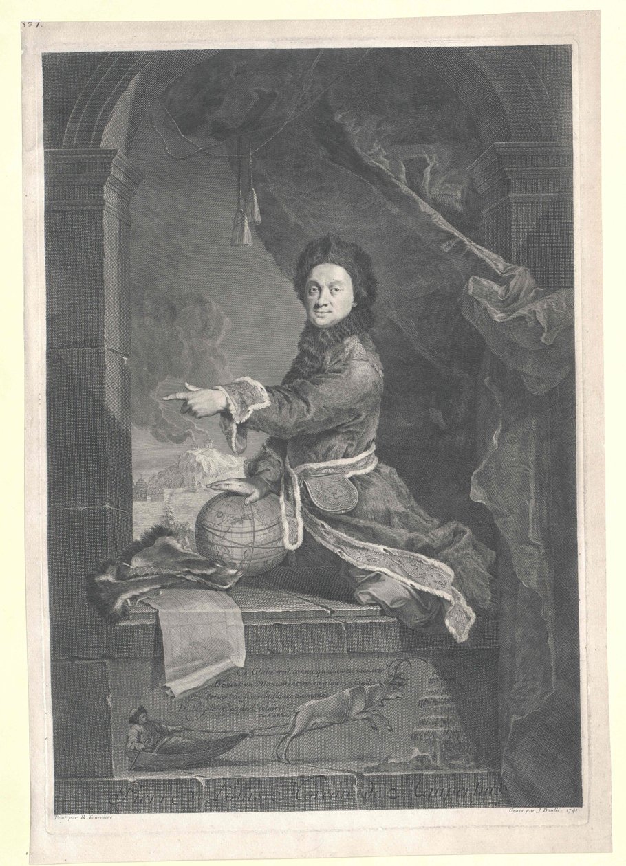 Pierre Louis de Maupertuis af Artist Unknown