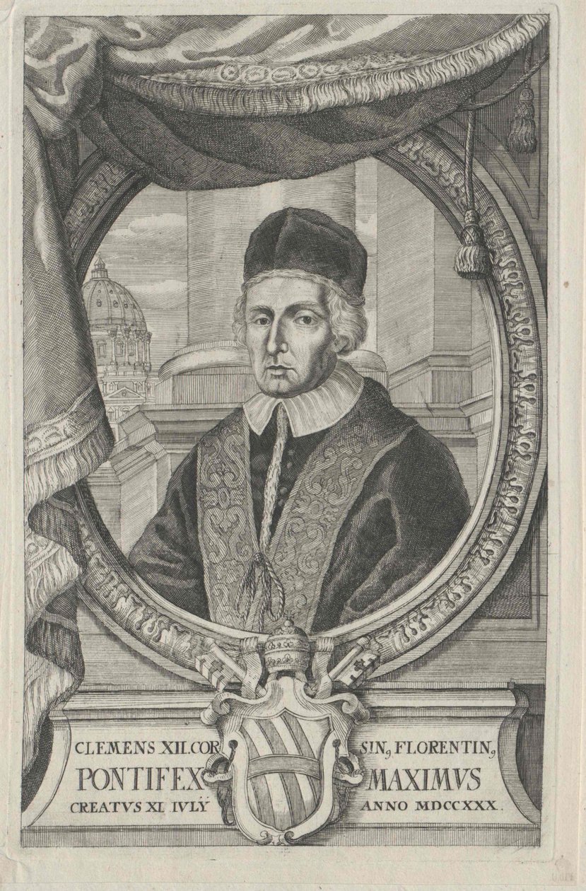 Pave Clement XII (print) af Artist Unknown