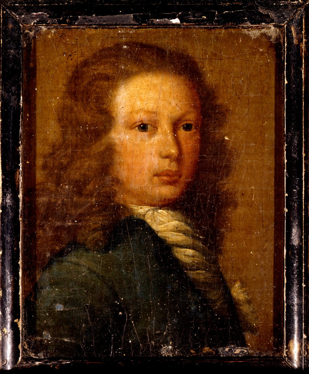 Portræt af kaptajn William Kidd som ung mand (olie på lærred) af Artist Unknown
