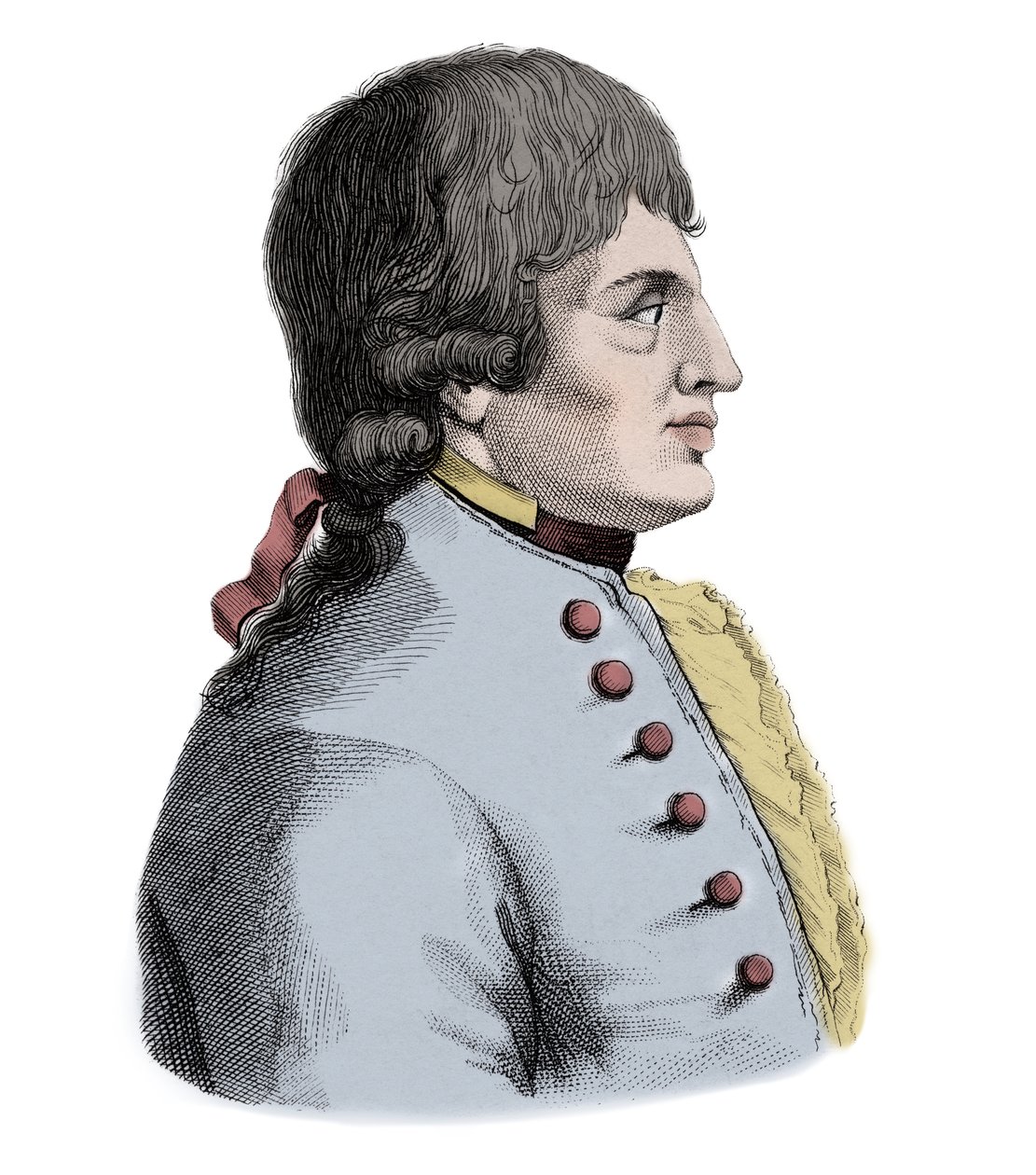 Portræt af Giovanni Battista Pergolesi, italiensk komponist. af Artist Unknown