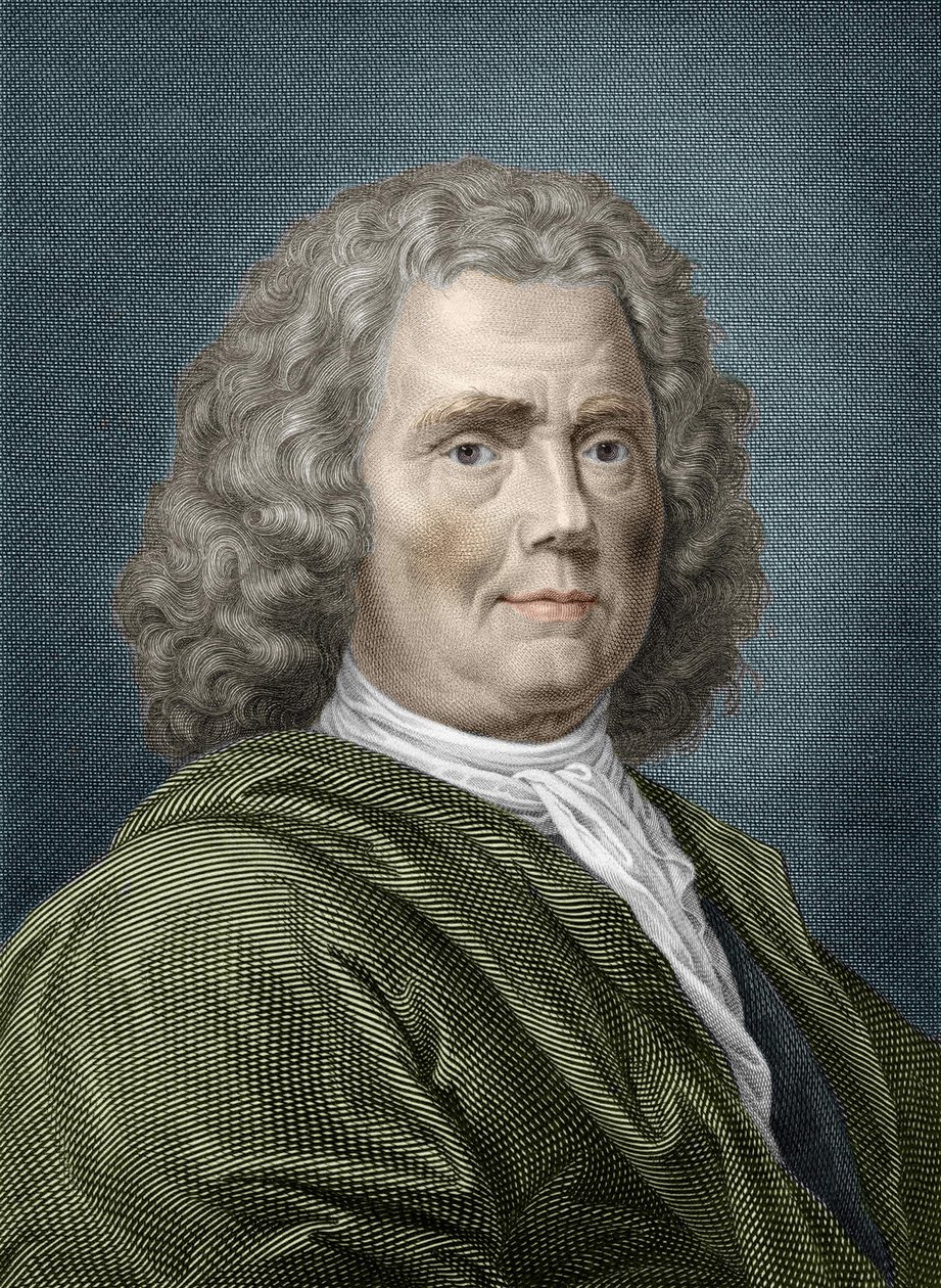 Portræt af Hermann Boerhaave, hollandsk læge og kemiker af Artist Unknown