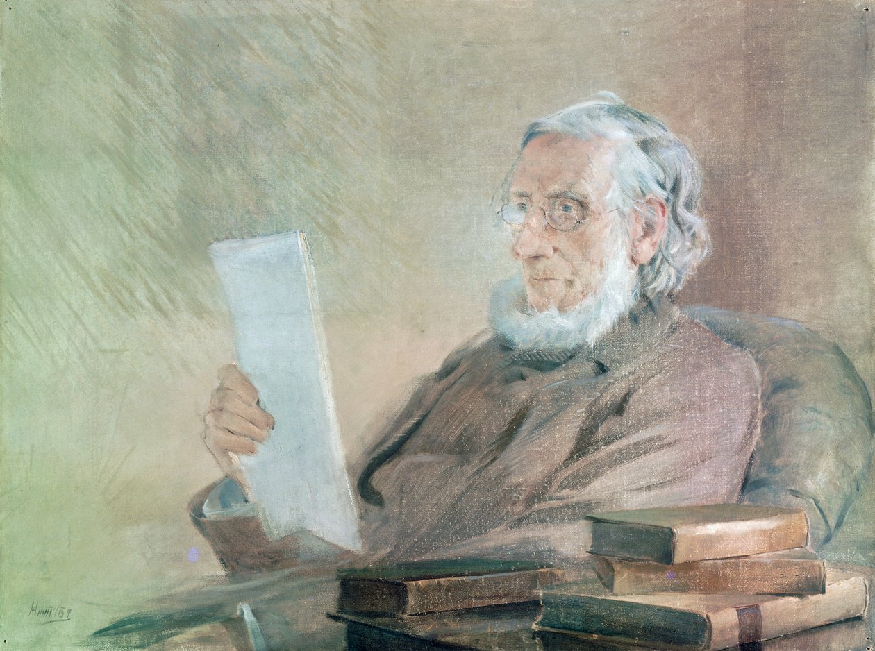Portræt af John Tyndall (Leighlin Bridge) af Artist Unknown