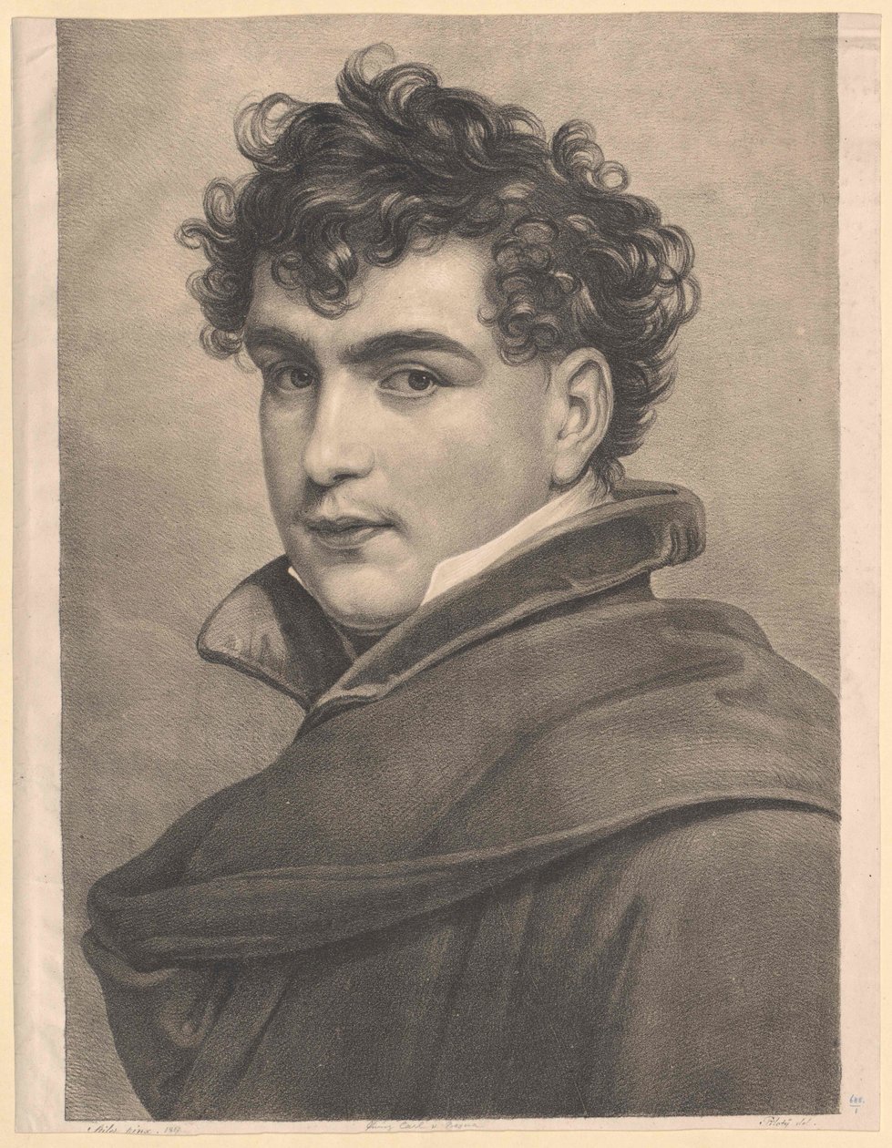 Prins af Bayern-Zweibrücken-Birkenfeld Karl (print) af Artist Unknown