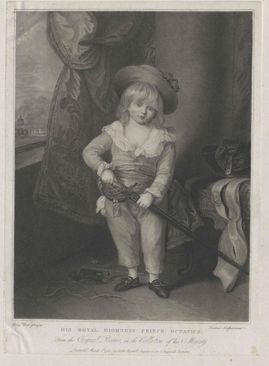 Prins af England Oktavius af Artist Unknown