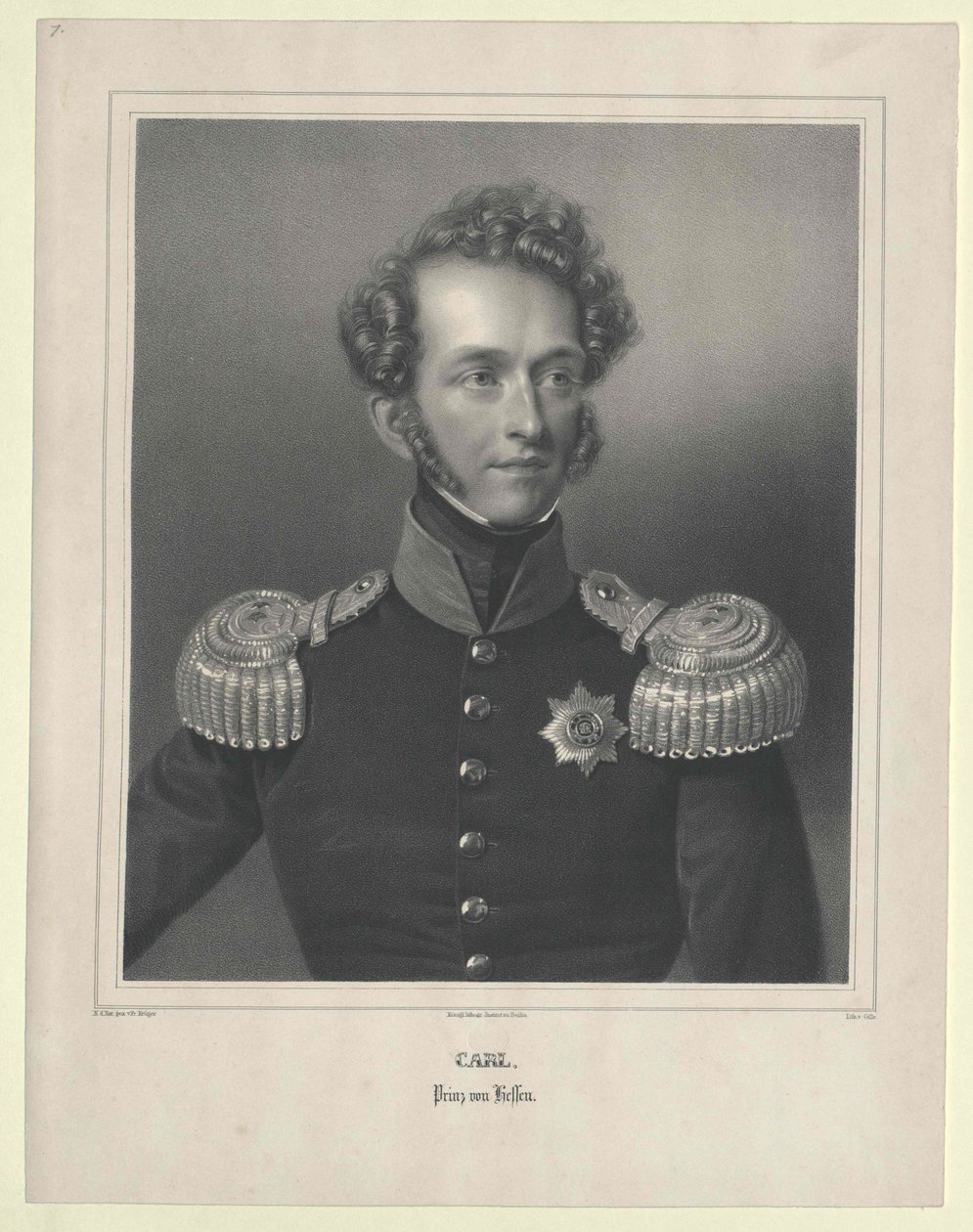 Prins af Hessen og ved Rhinen Karl Wilhelm Ludwig af Artist Unknown