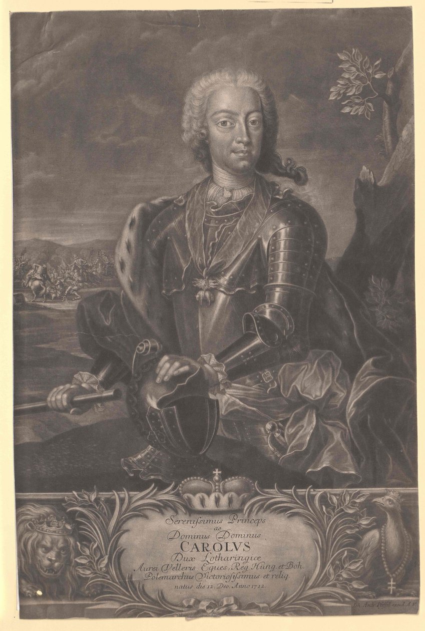 Prins af Lorraine Karl Alexander af Artist Unknown