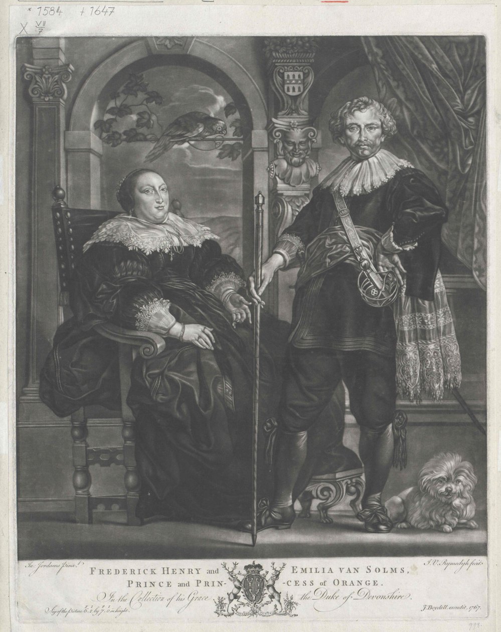 Prins af Oranien Frederik Henrik af Artist Unknown
