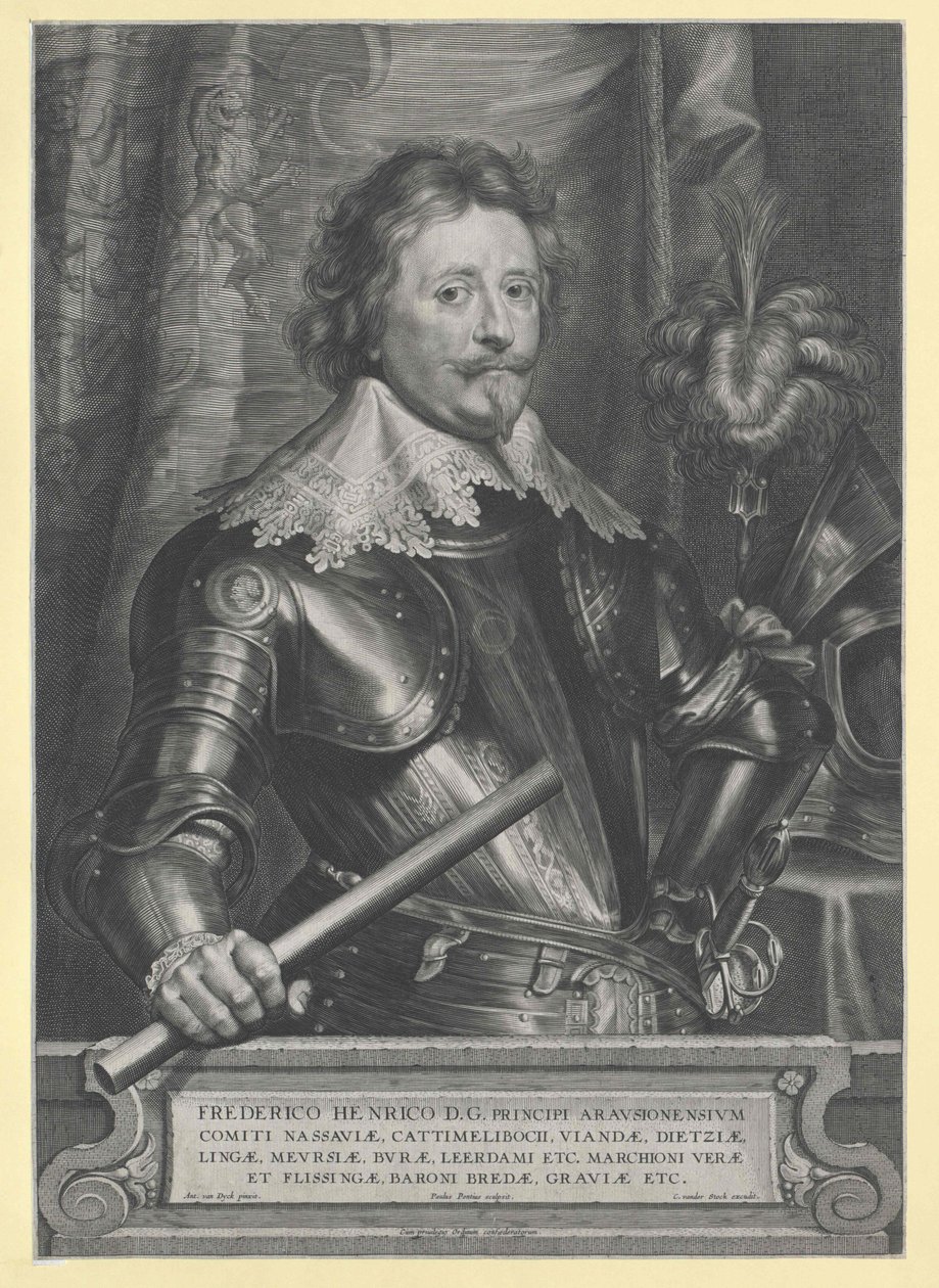 Prins af Oranien Frederik Henrik af Artist Unknown