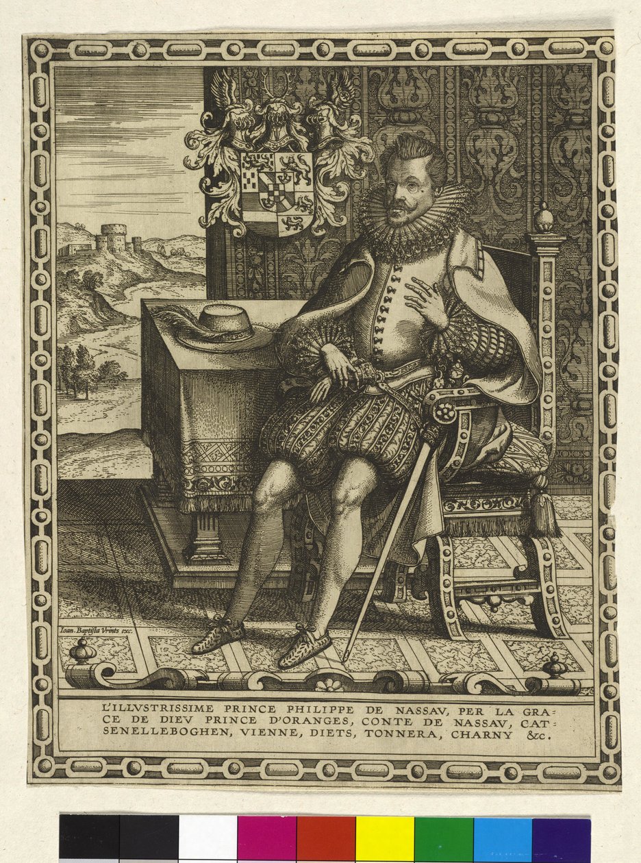 Prins af Oranien Philipp Wilhelm af Artist Unknown