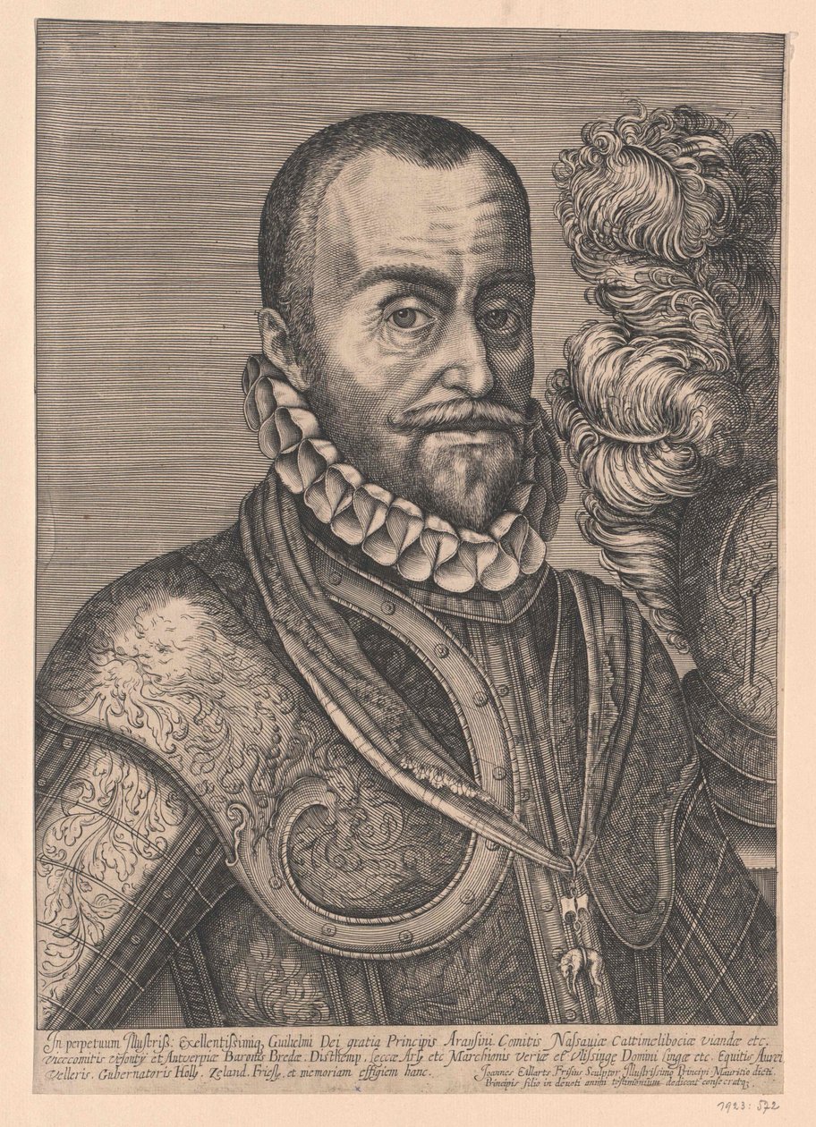 Prins af Oranien William I (tryk) af Artist Unknown