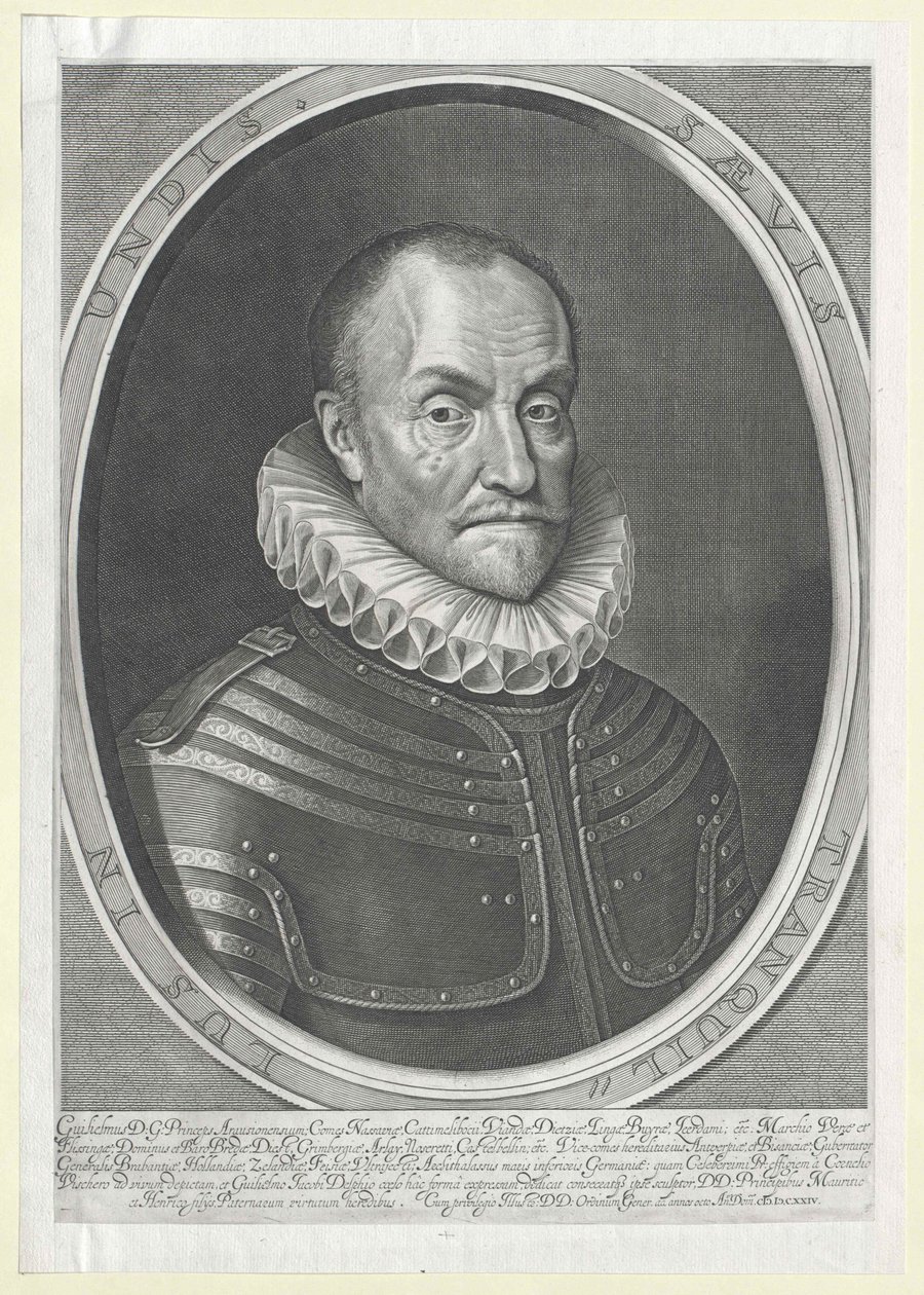 Prins af Oranien William I (tryk) af Artist Unknown