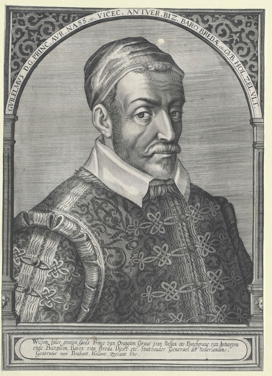 Prins af Oranien William I (tryk) af Artist Unknown