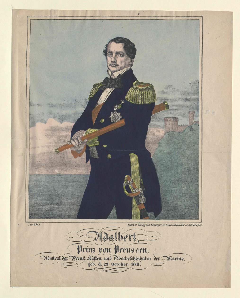 Prins af Preussen Adalbert af Artist Unknown