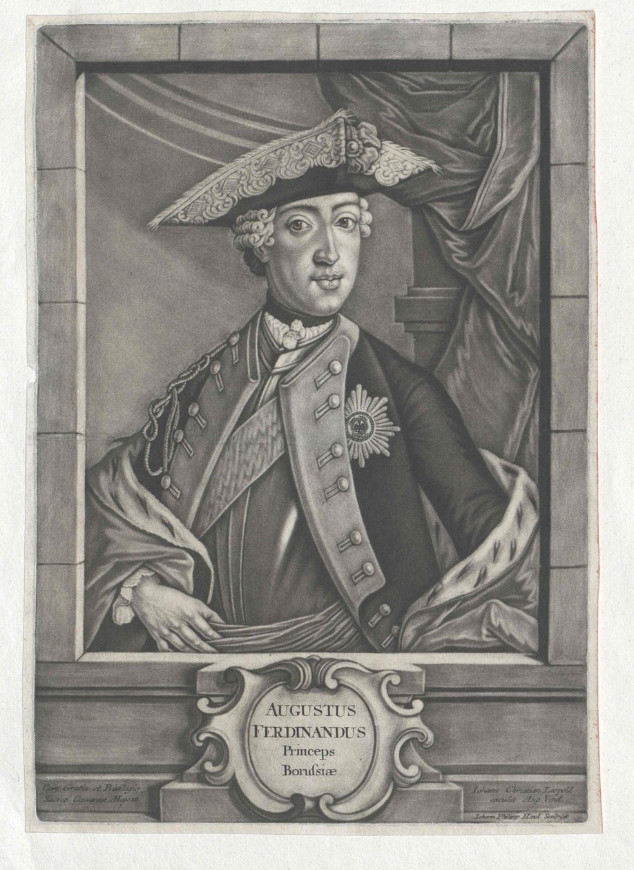 Prins af Preussen Ferdinand af Artist Unknown