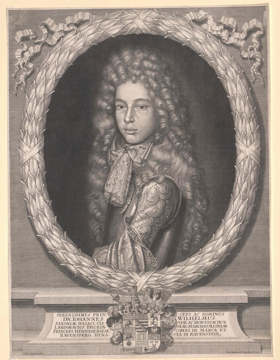 Prins af Sachsen-Gotha Johann Wilhelm af Artist Unknown