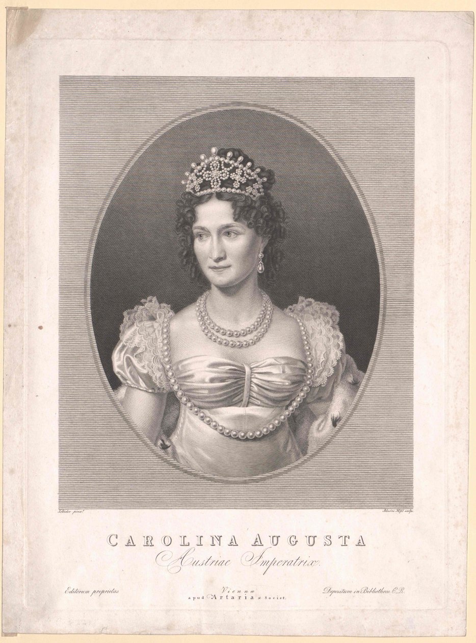 Prinsesse af Bayern (1792-1873) Caroline af Artist Unknown