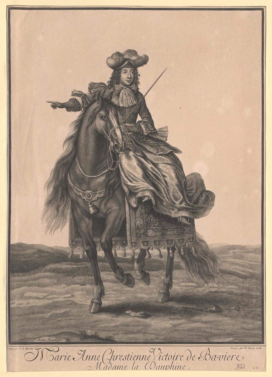 Prinsesse af Bayern Maria Anna af Artist Unknown