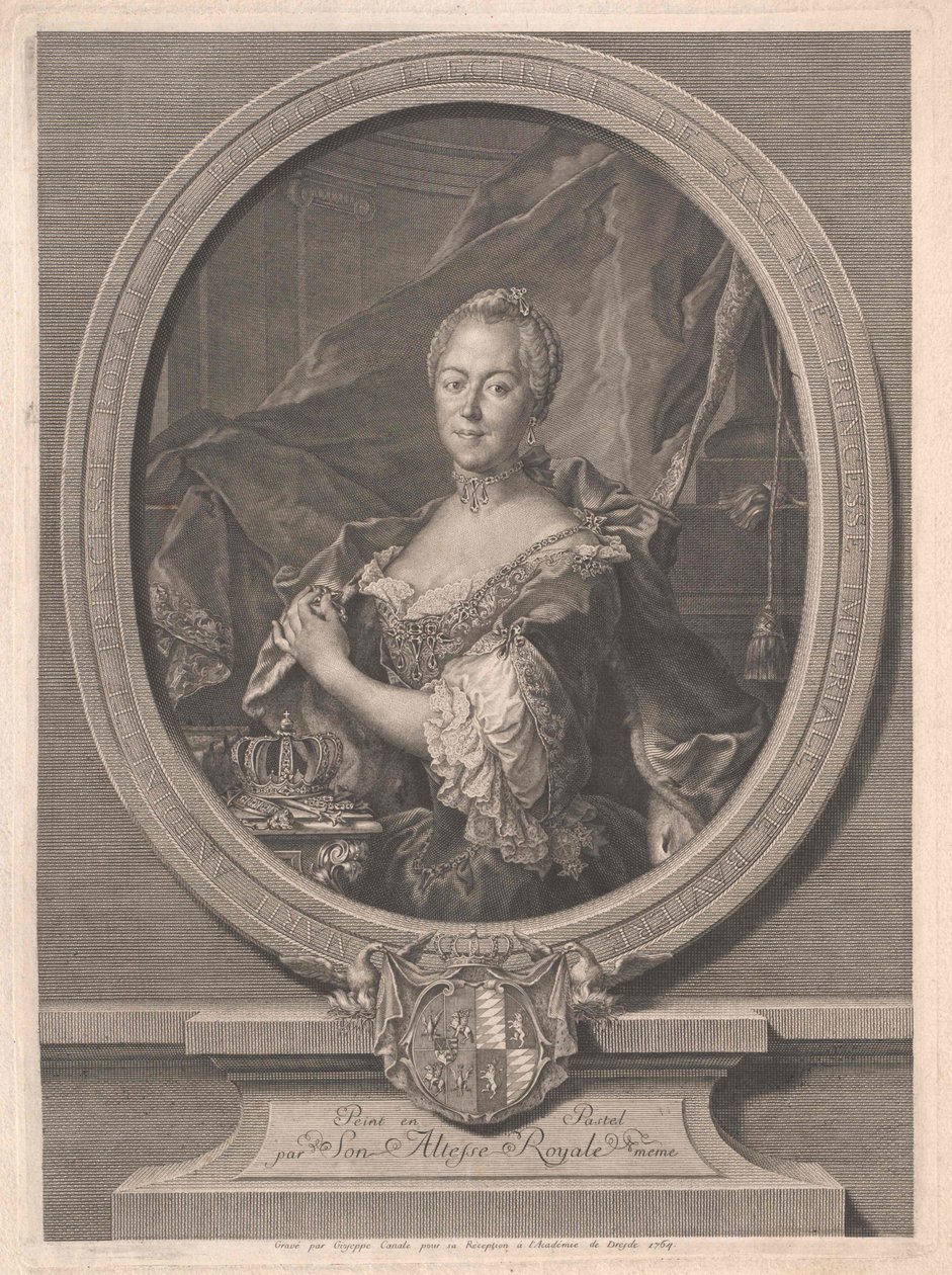 Prinsesse af Bayern Maria Antonia af Artist Unknown