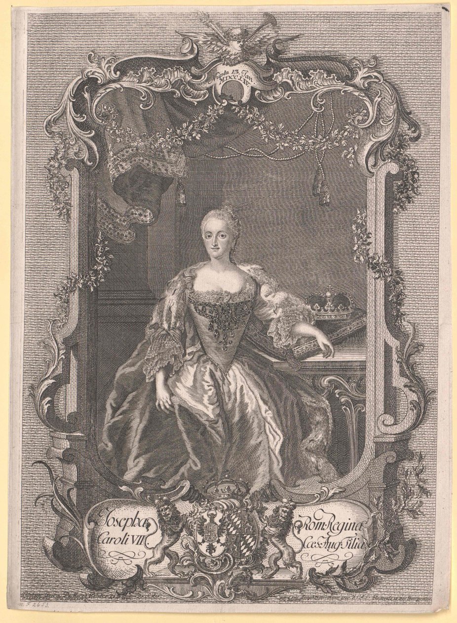 Prinsesse af Bayern Maria Josefa af Artist Unknown