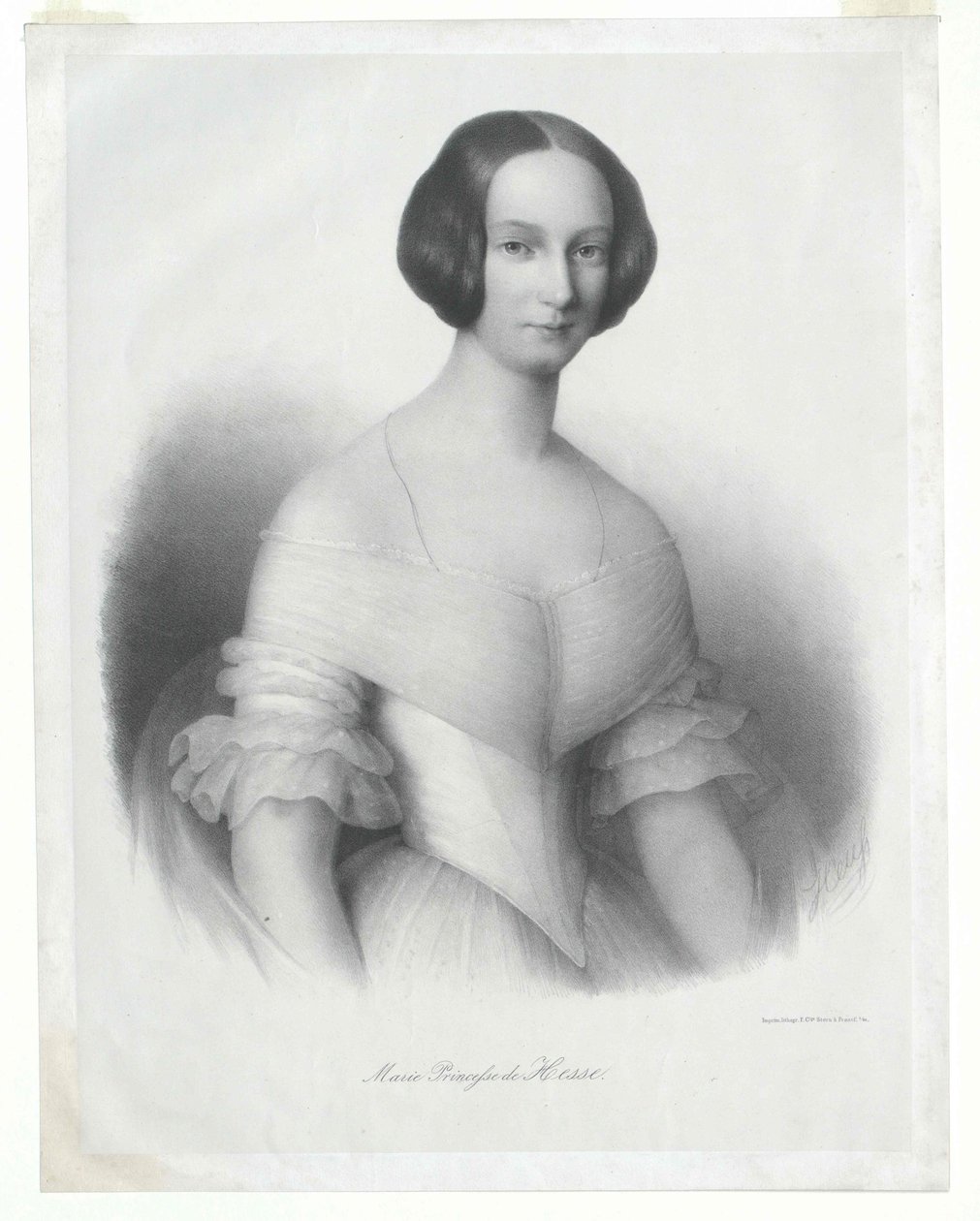 Prinsesse af Hessen-Darmstadt Marie af Artist Unknown