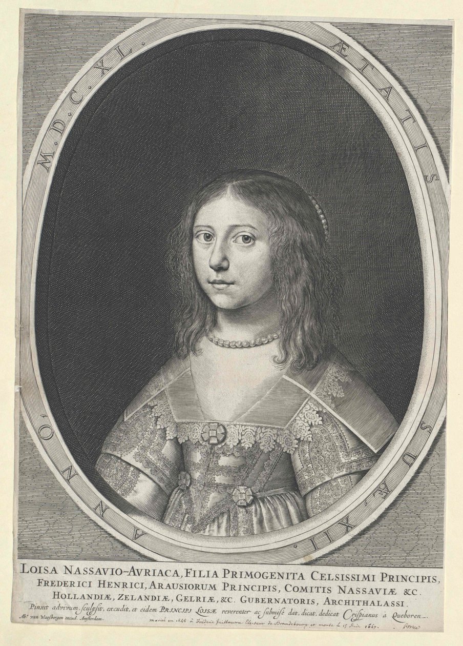 Prinsesse af Orange Louise Henriette af Artist Unknown