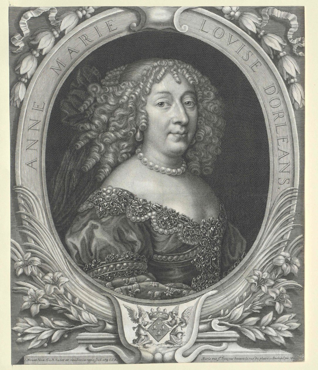 Prinsesse af Orl0061006es Anne Mary Louise (print) af Artist Unknown