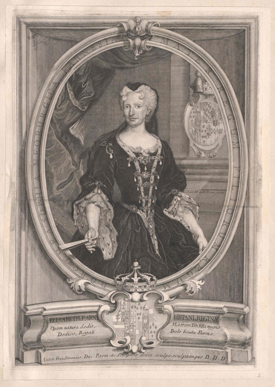 Prinsesse af Parma-Farnese Elisabeth af Artist Unknown