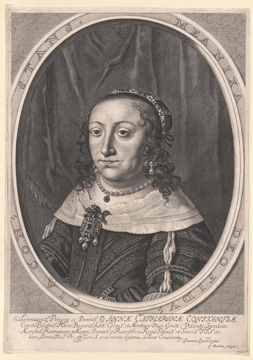 Prinsesse af Polen Anna Katharina Constance af Artist Unknown