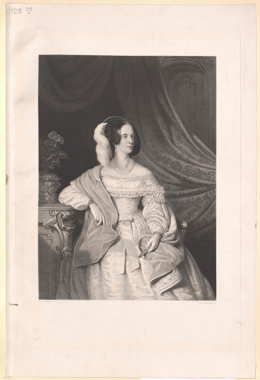 Prinsesse af Savoyen-Sardinien Maria Anna af Artist Unknown