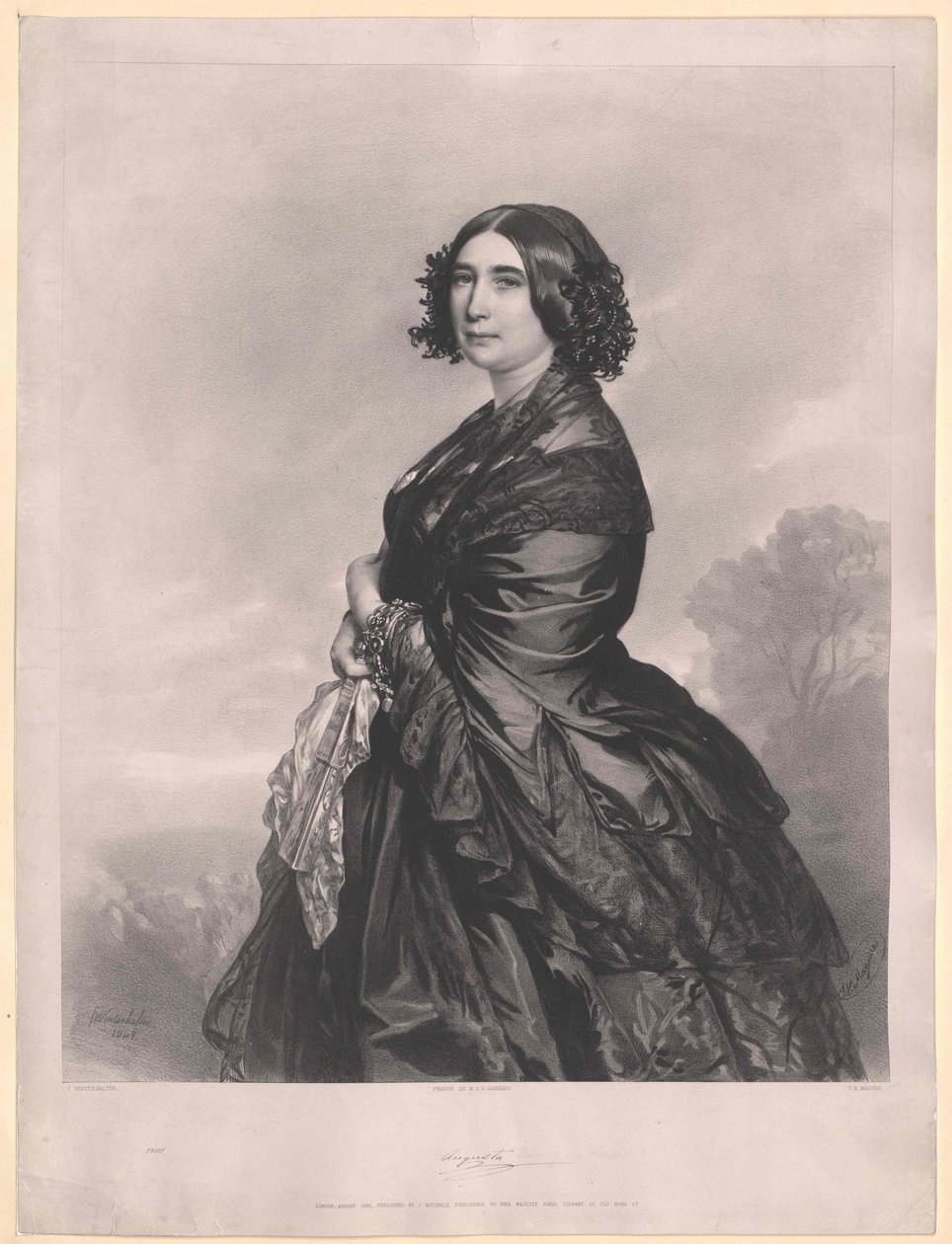 Prinsesse af Sachsen-Weimar Eisenach Augusta af Artist Unknown