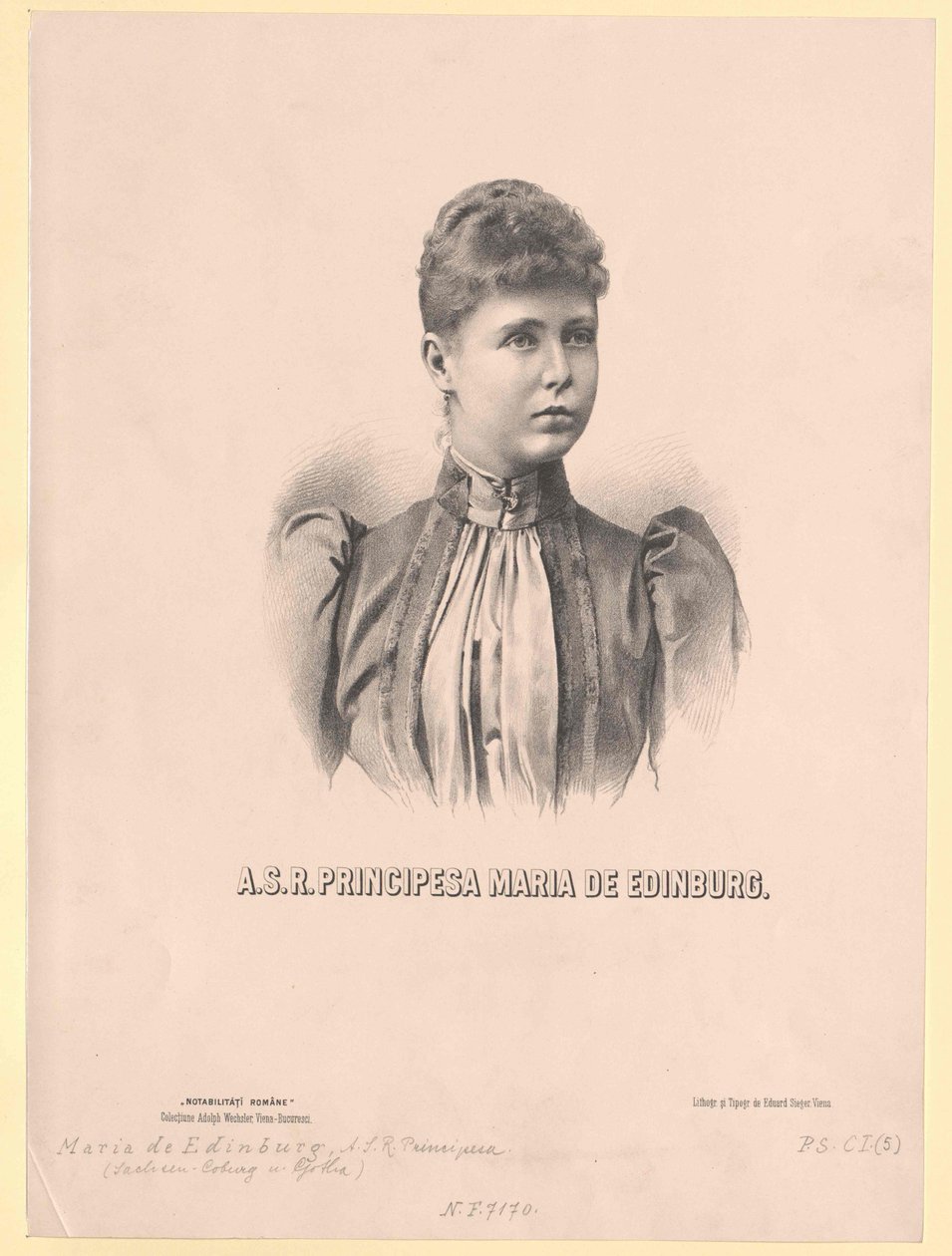 Prinsesse af Sachsen-Koburg-Gotha Mary af Artist Unknown