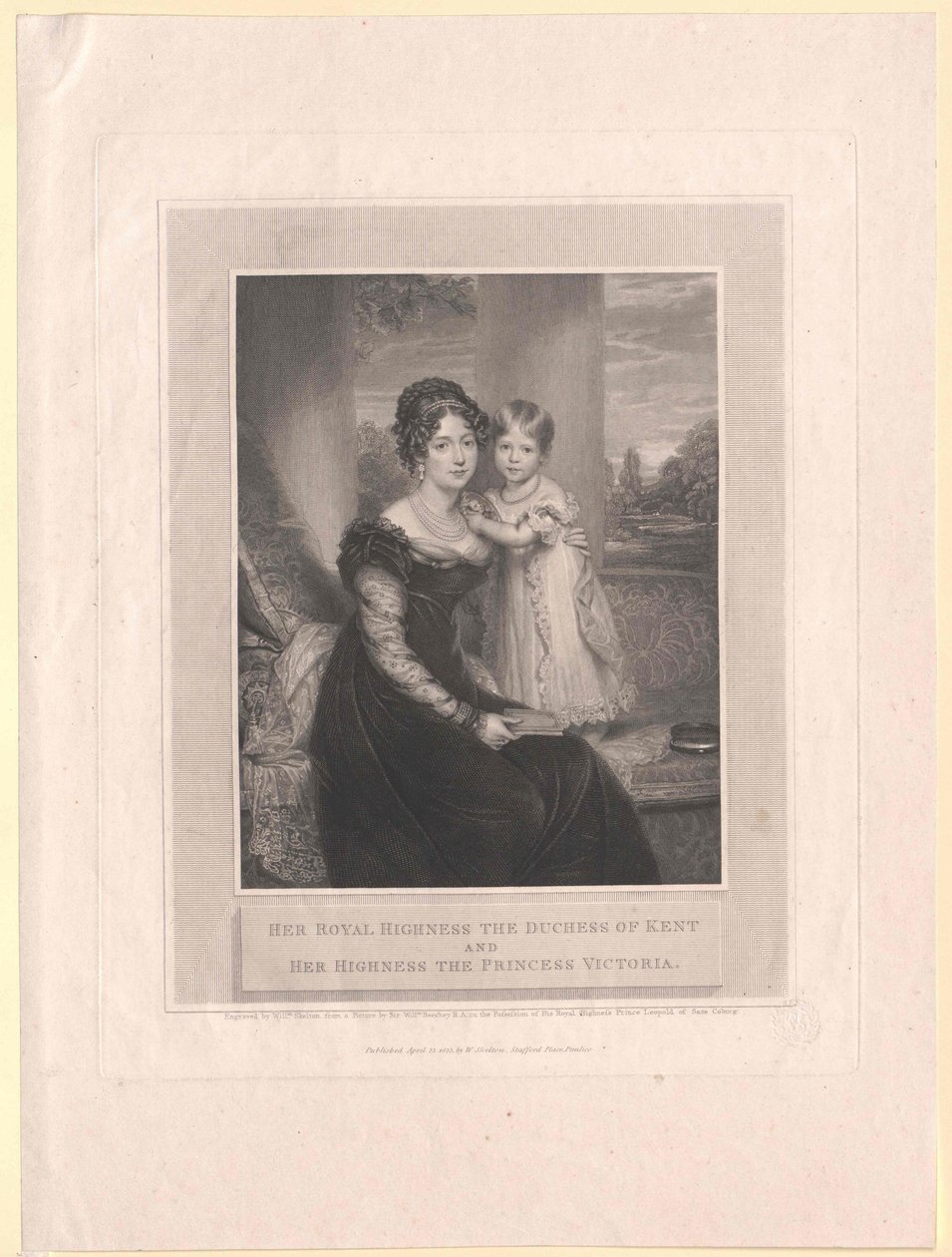 Prinsesse af Sachsen Coburg-Saalfeld Victoria af Artist Unknown