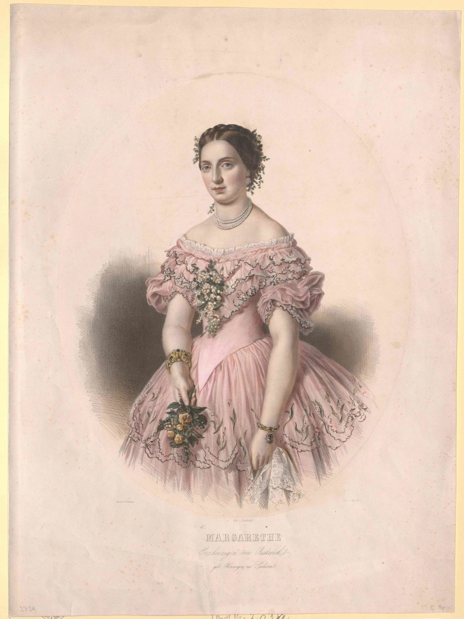 Prinsesse af Sachsen Margaret af Artist Unknown