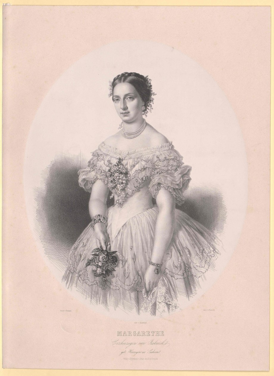 Prinsesse af Sachsen Margaret af Artist Unknown