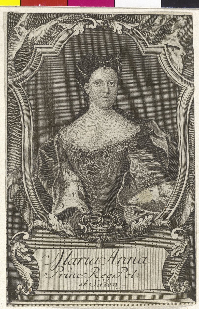 Prinsesse af Sachsen Maria Anne af Artist Unknown