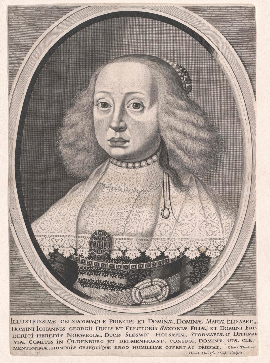 Prinsesse af Sachsen Marie Elisabeth af Artist Unknown