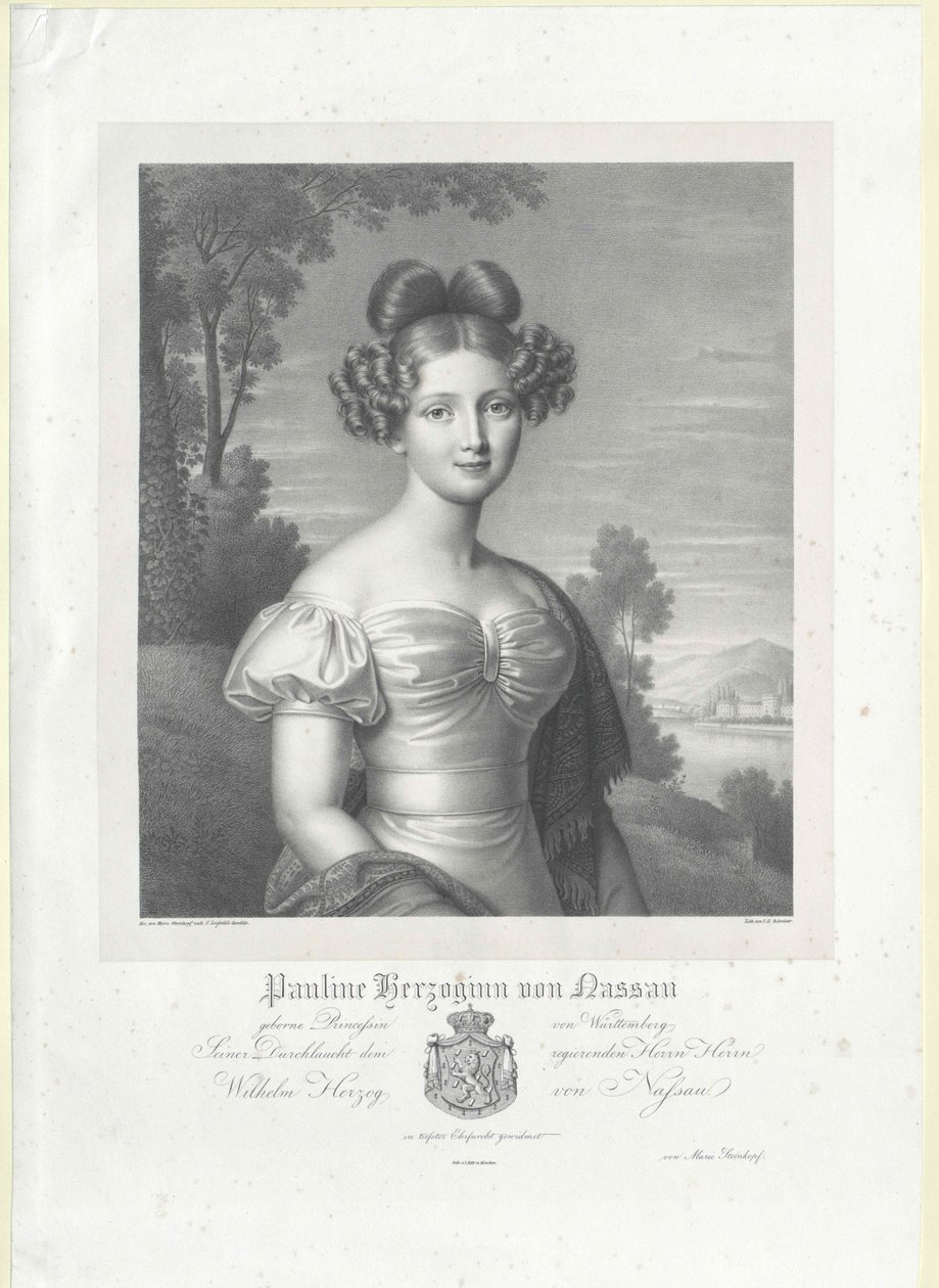 Prinsesse af Württemberg Pauline af Artist Unknown