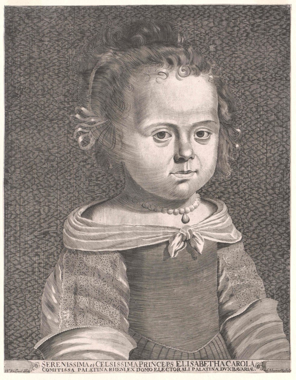 Prinsesse af slottet Elisabeth Charlotte af Artist Unknown