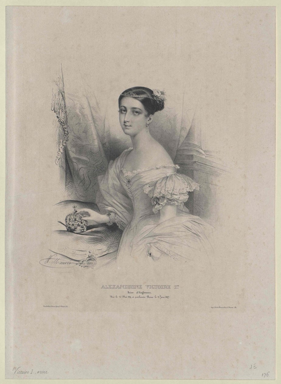 Dronning af Storbritannien Victoria af Artist Unknown