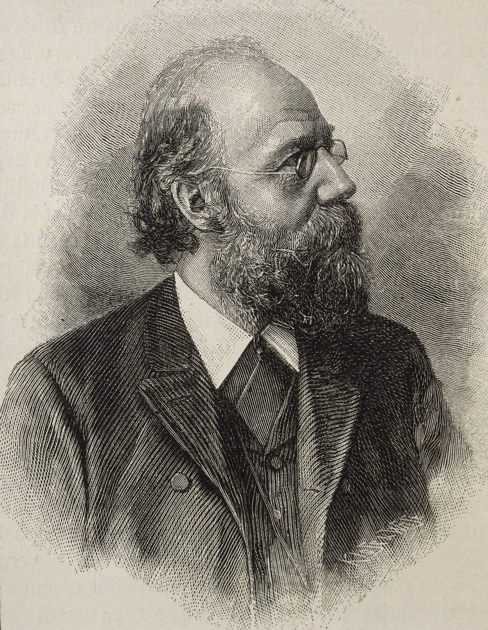 RICKERT, Heinrich (1863-1936). Tysk filosof, en af de førende nykantianere. Gravering af Artist Unknown