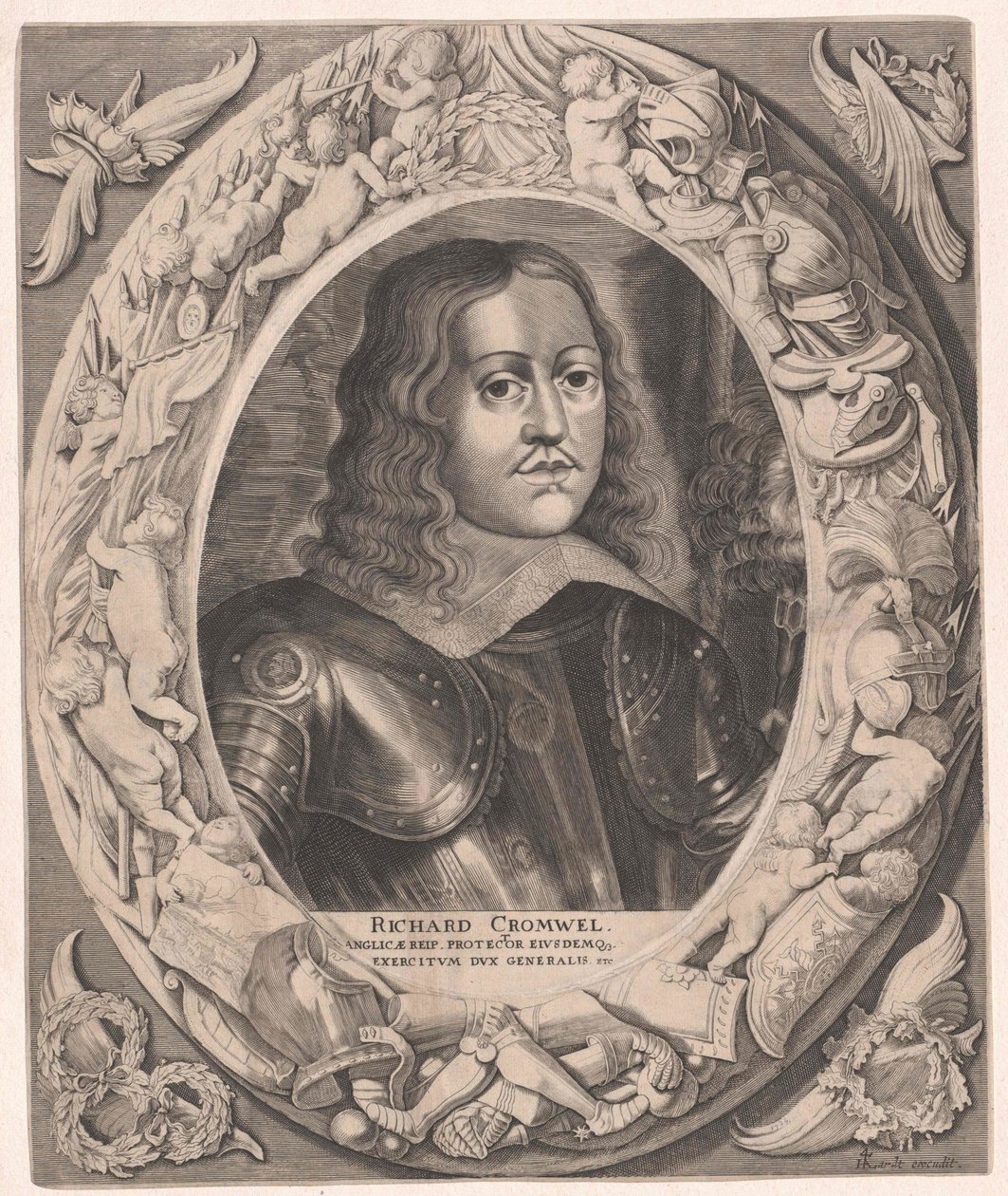 Richard Cromwell af Artist Unknown