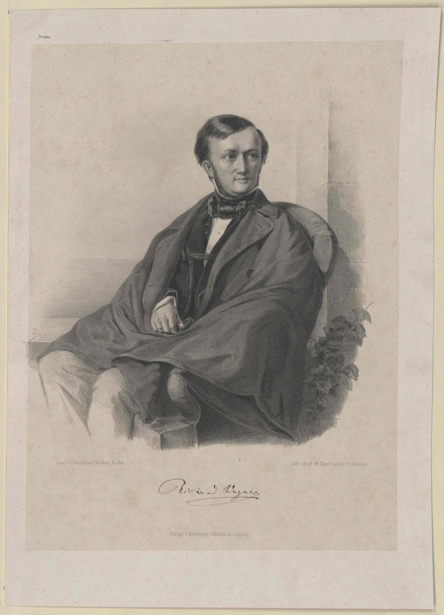 Richard Wagner af Artist Unknown