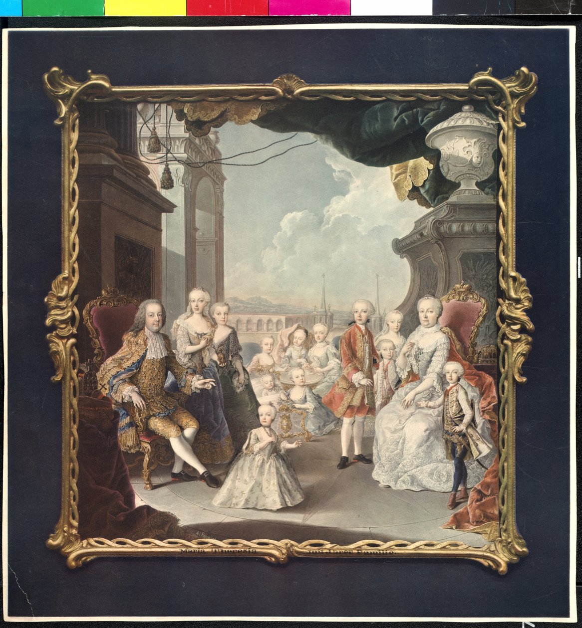 Romersk-tysk kejserinde 1717 - 1780 Maria Theresia af Artist Unknown